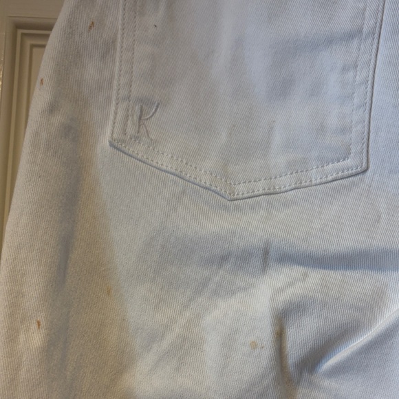 Kut from the Kloth White Straight Leg Jeans - Picture 3 of 6